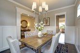 Emily 5 Light Chandelier Polished Nickel