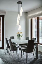 Farrell 5 Light Chandelier Matte Black