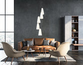 Farrell 5 Light Chandelier Modern Gold