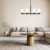 Danica 8 Light Chandelier Matte Black