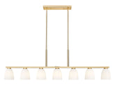 Naya 7 Light Linear Chandelier Modern Gold