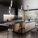 Alton 5 Light Chandelier Matte Black