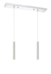 Forest LED 2 Light Linear Chandelier Chrome