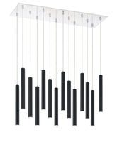 Forest LED 14 Light Chandelier Chrome