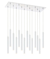 Forest LED 14 Light Chandelier Chrome