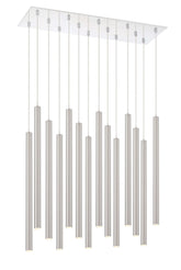Forest LED 14 Light Chandelier Chrome