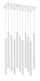 Forest LED 11 Light Chandelier Chrome