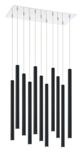Forest LED 11 Light Chandelier Chrome