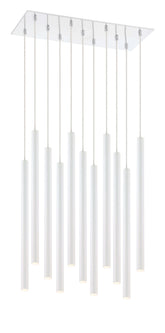 Forest LED 11 Light Chandelier Chrome