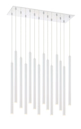 Forest LED 14 Light Chandelier Chrome