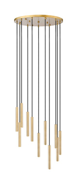 Forest LED 11 Light Chandelier Modern Gold
