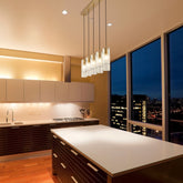 Alton 5 Light Linear Chandelier Modern Gold