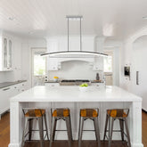 Arc LED 1 Light Linear Chandelier Chrome