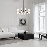 Artemis 20 Light Chandelier Matte Black