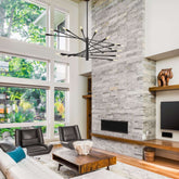 Ascension 20 Light Chandelier Matte Black