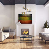 Calumet GU10 5 Light Chandelier Matte Black + Olde Brass
