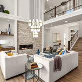 Cayden 27 Light Chandelier Modern Gold
