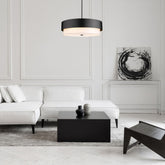 Counterpoint 6 Light Chandelier Matte Black