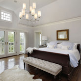 Emily 9 Light Chandelier Polished Nickel