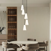 Farrell 5 Light Chandelier Matte Black