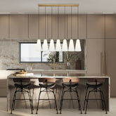 Farrell 7 Light Linear Chandelier Modern Gold