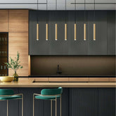 Forest LED 7 Light Linear Chandelier Modern Gold