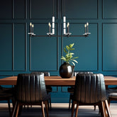 Kaden 8 Light Linear Chandelier Matte Black