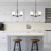 Naya 3 Light Chandelier Matte Black