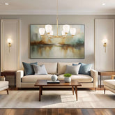 Oren 6 Light Chandelier Modern Gold