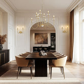Allistair 8 Light Chandelier Modern Gold