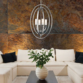 Ashling 4 Light Chandelier Brushed Nickel