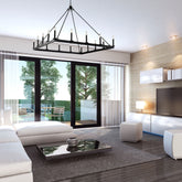 Barclay 16 Light Chandelier Matte Black
