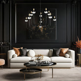 Allistair 10 Light Chandelier Matte Black