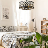 Dealey 6 Light Chandelier Matte Black