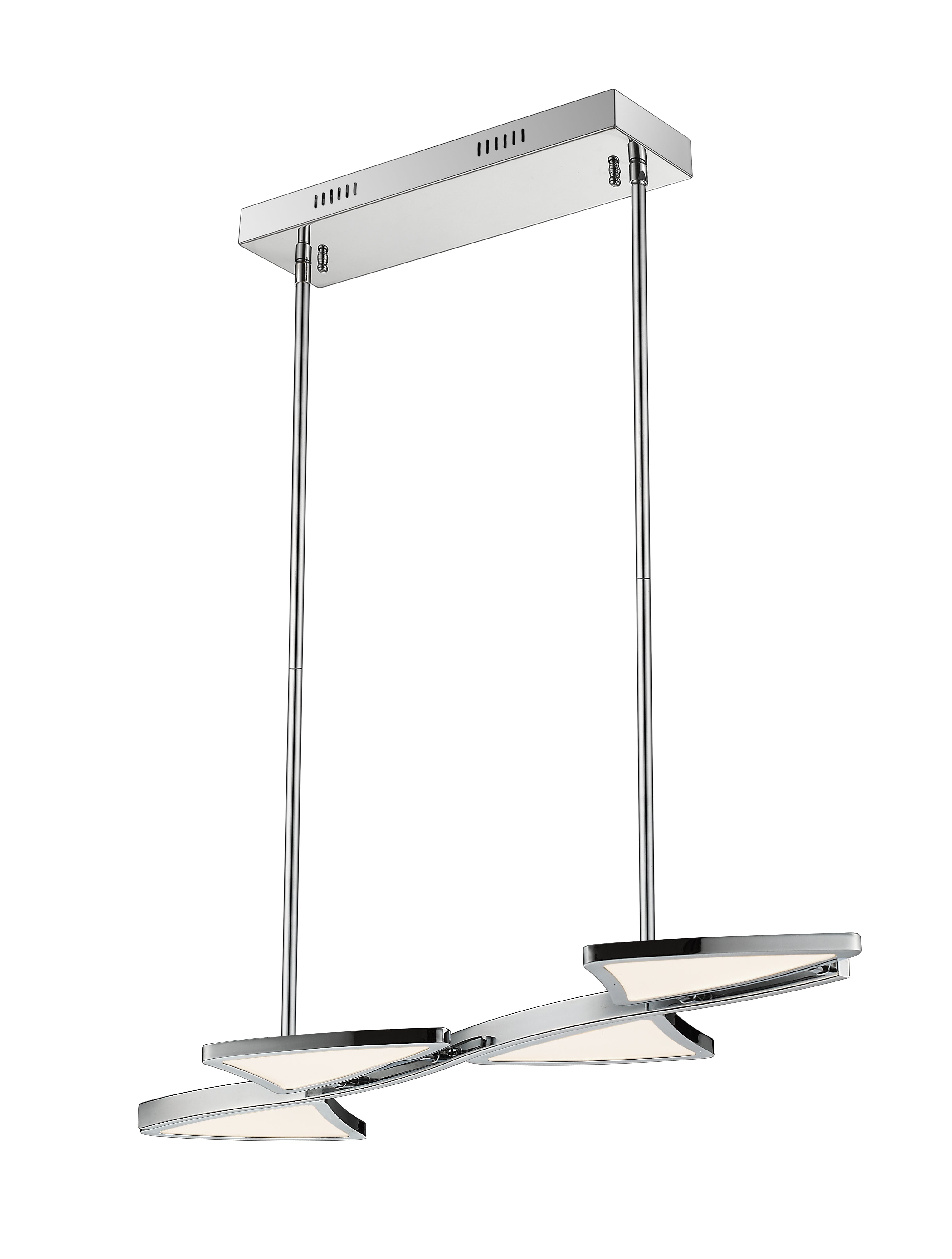 Aeon LED 1 Light Linear Chandelier Chrome