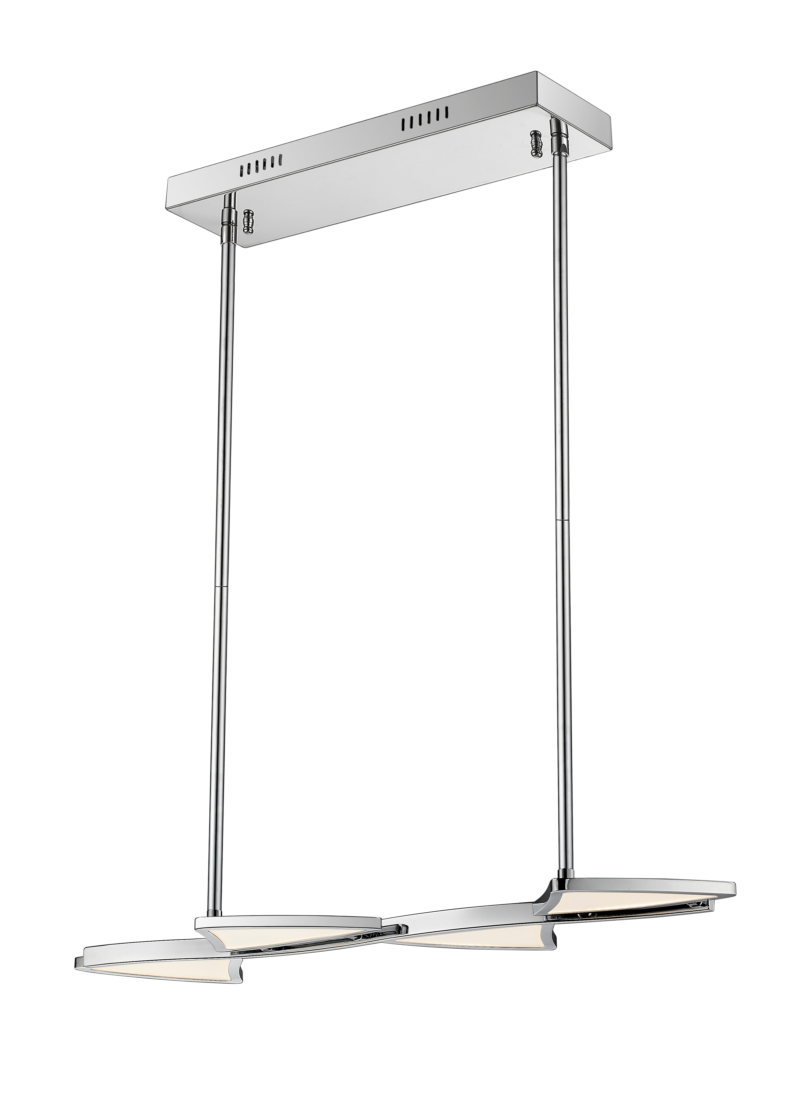 Aeon LED 1 Light Linear Chandelier Chrome