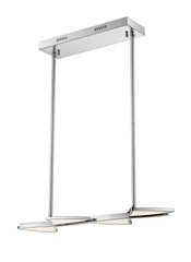 Aeon LED 1 Light Linear Chandelier Chrome