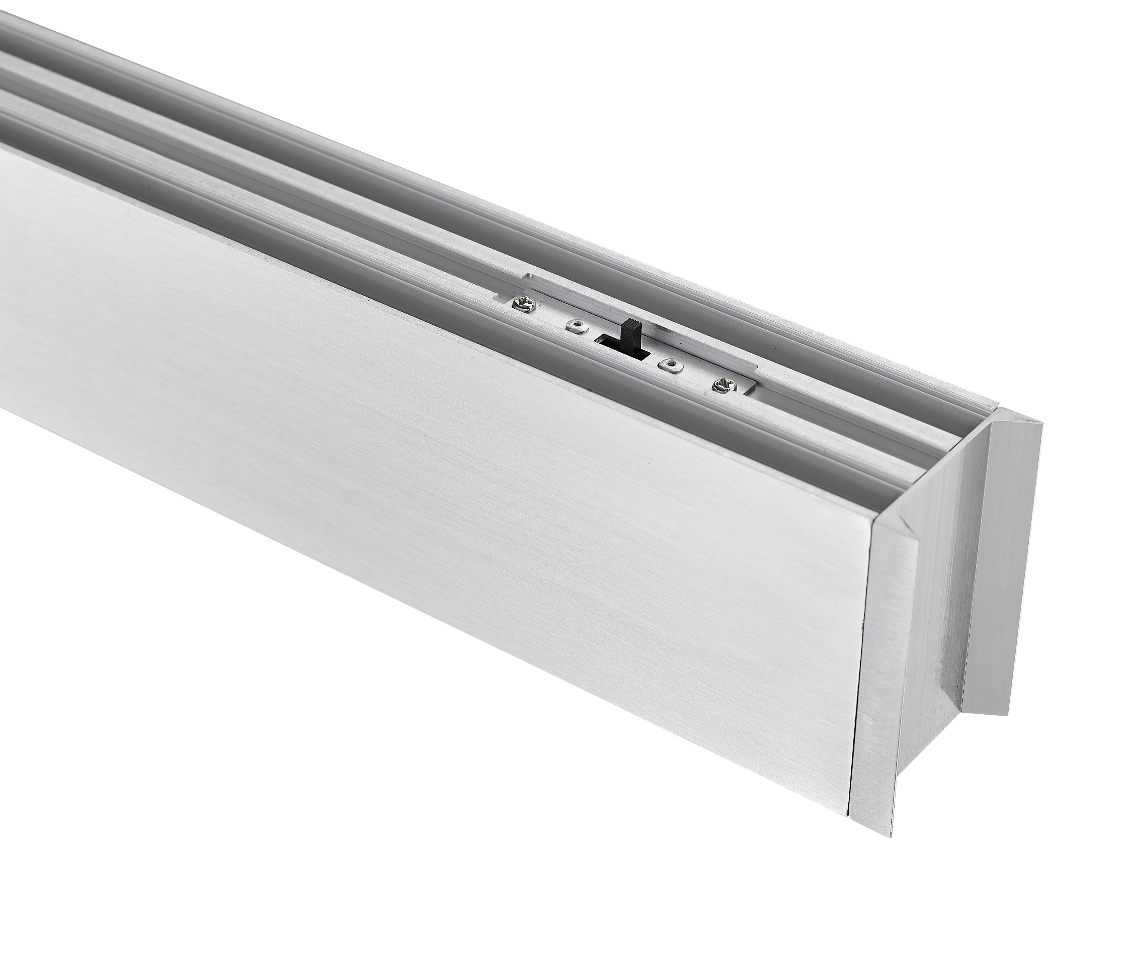 Hudson LED 1 Light Linear Chandelier Brushed Nickel