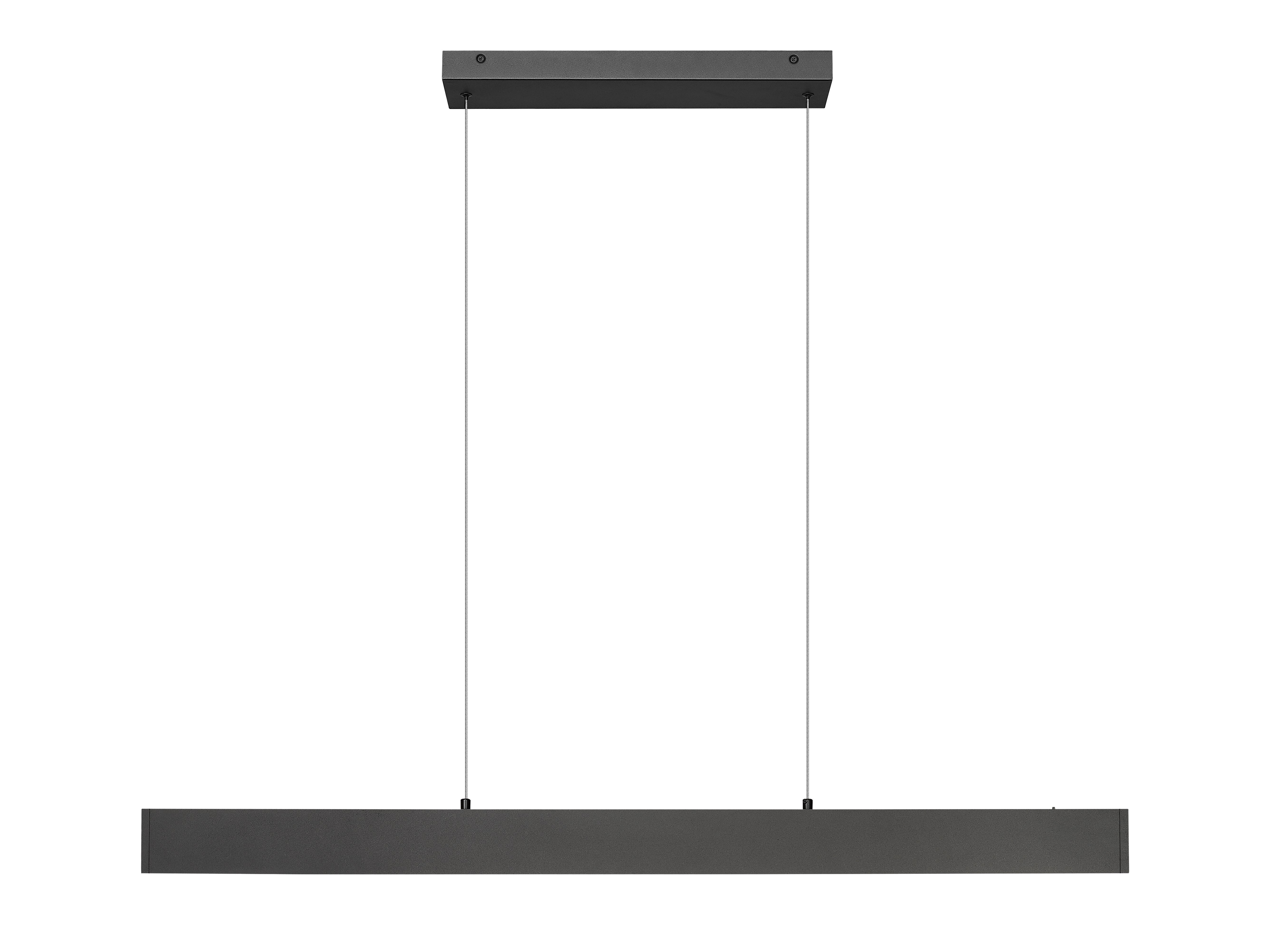 Hudson LED 1 Light Linear Chandelier Matte Black