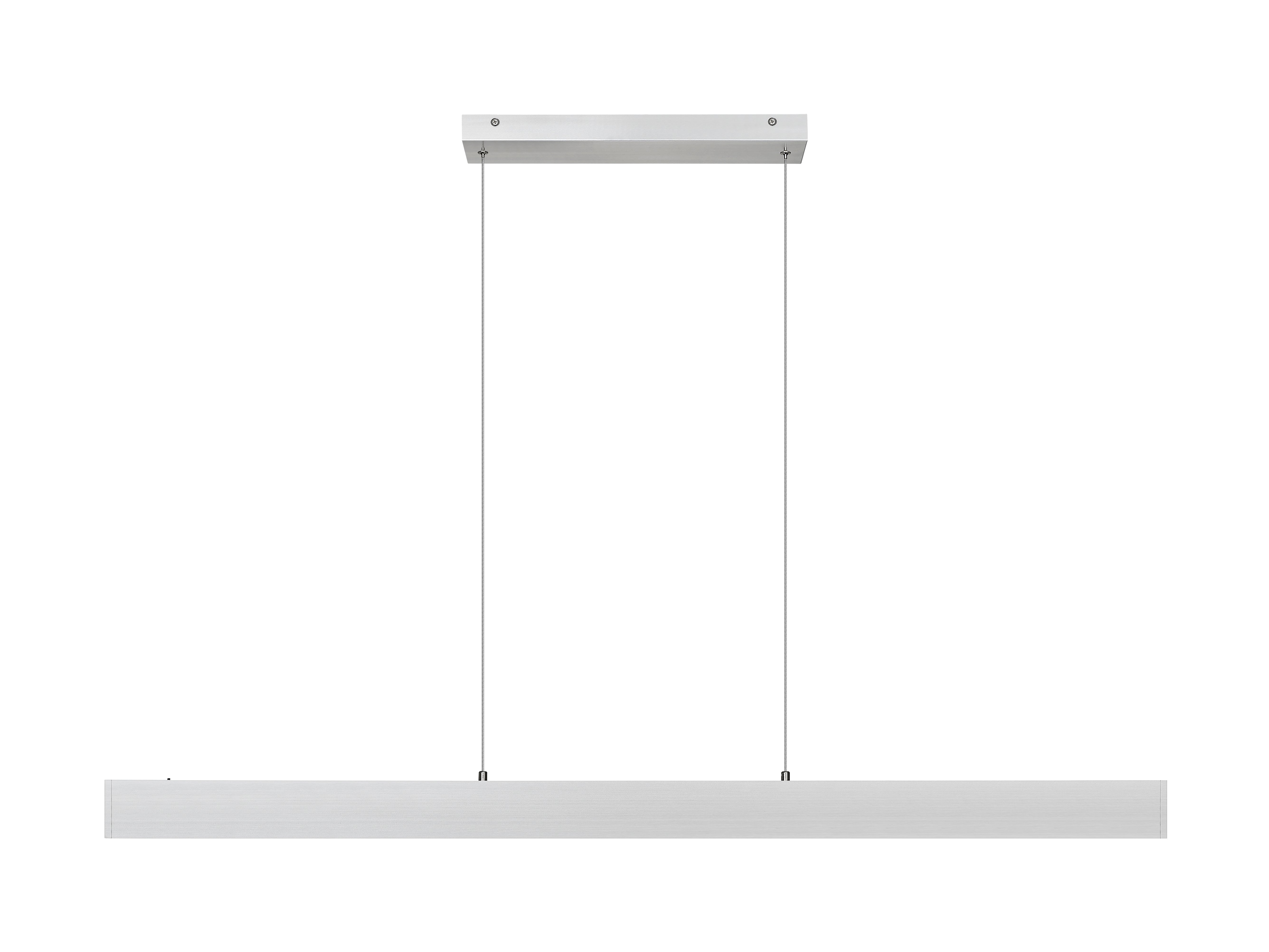 Hudson LED 1 Light Linear Chandelier Brushed Nickel