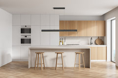Hudson LED 1 Light Linear Chandelier Matte Black