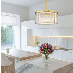 Carnaby 6 Light Chandelier Modern Gold