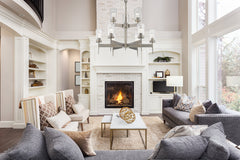 Flair 9 Light Chandelier Antique Nickel