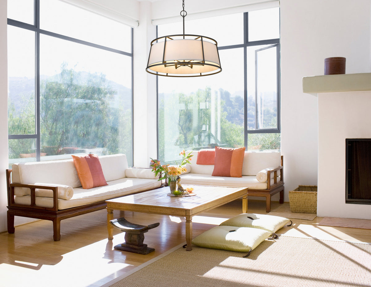 Lenyx Pendant 8 Light Chandelier Iron Ore