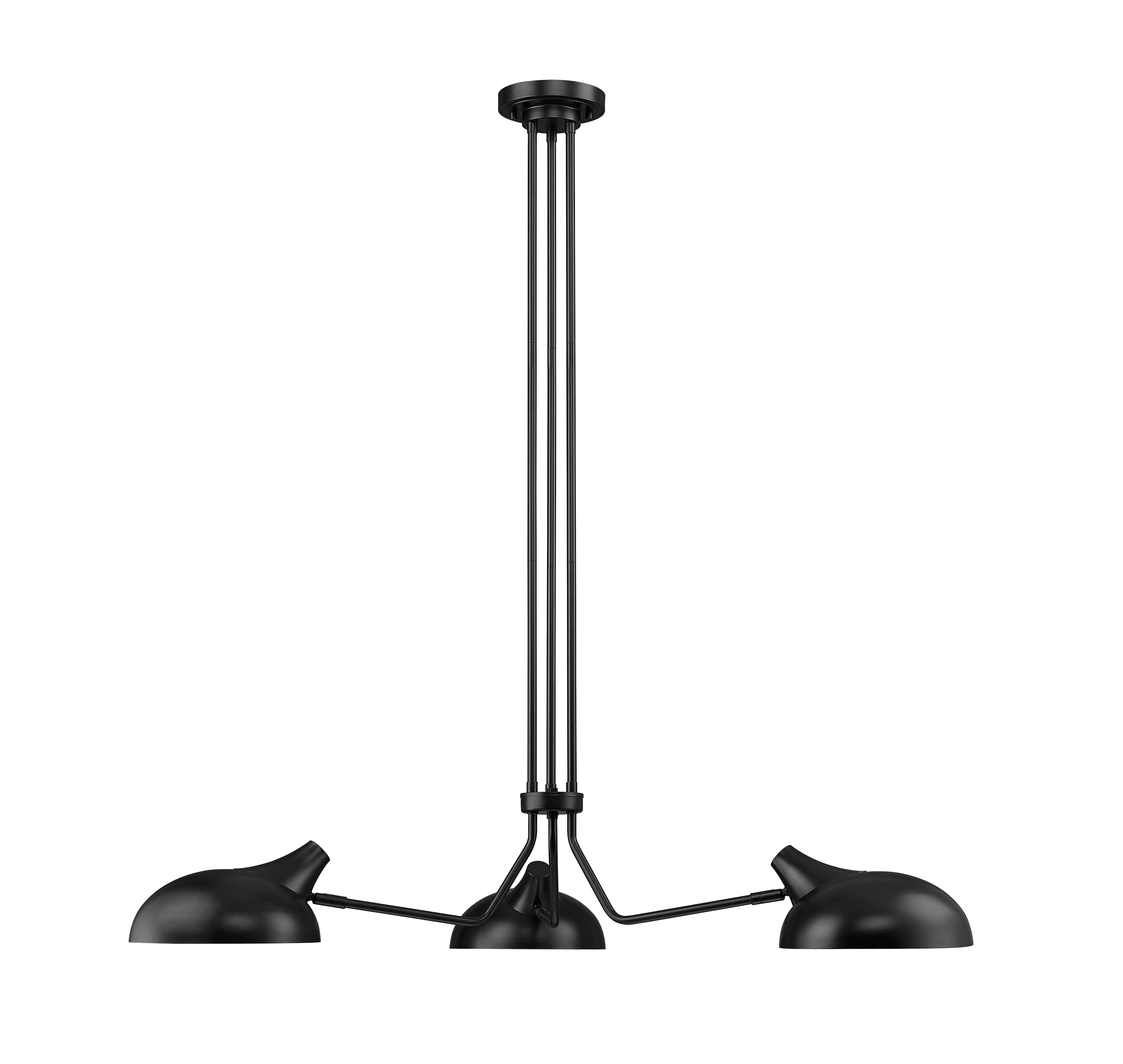 Bellamy 3 Light Chandelier Matte Black