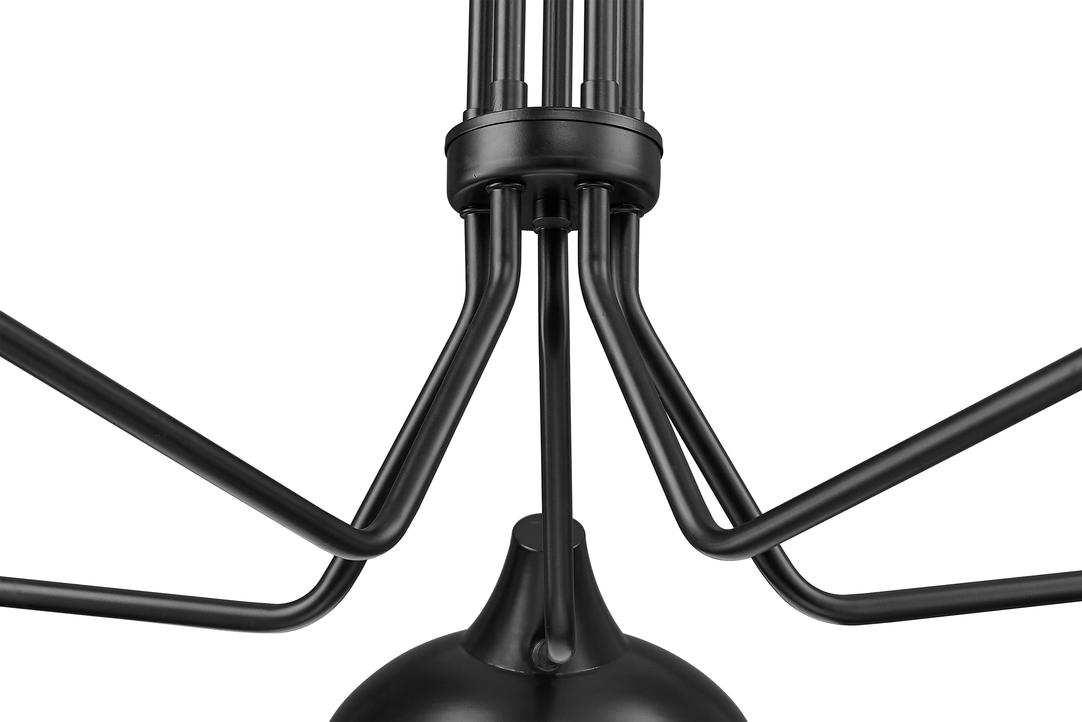 Bellamy 5 Light Chandelier Matte Black