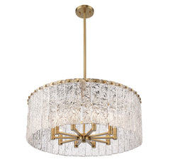 Glacier 10 Light Chandelier Modern Gold