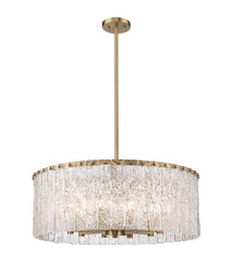Glacier 10 Light Chandelier Modern Gold