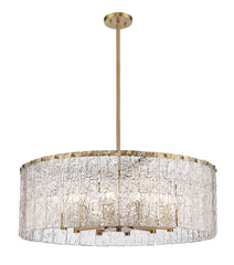 Glacier 12 Light Chandelier Modern Gold