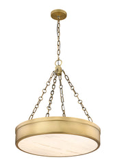 Anders LED 3 Light Chandelier Rubbed Brass